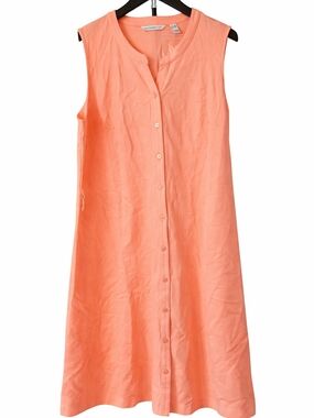 Isaac Mizrahi Live Coral Sleeveless Dress – New With Tags ✨ Size 2xl